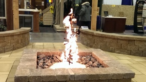 Cool take on the old stand by fire pit.